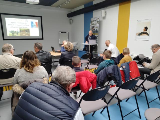 Conférence sur la prise en charge des blessés de guerre